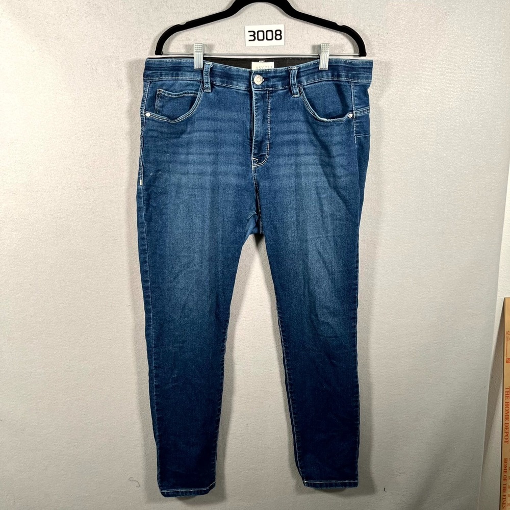 Angels Forever Young Jeans Womens 36x26.5 Blue‎ Denim Everluxe Lift Skinny Leg